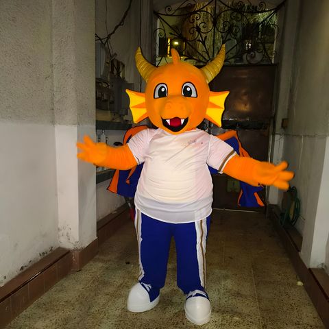 Botarga de dragón naranja